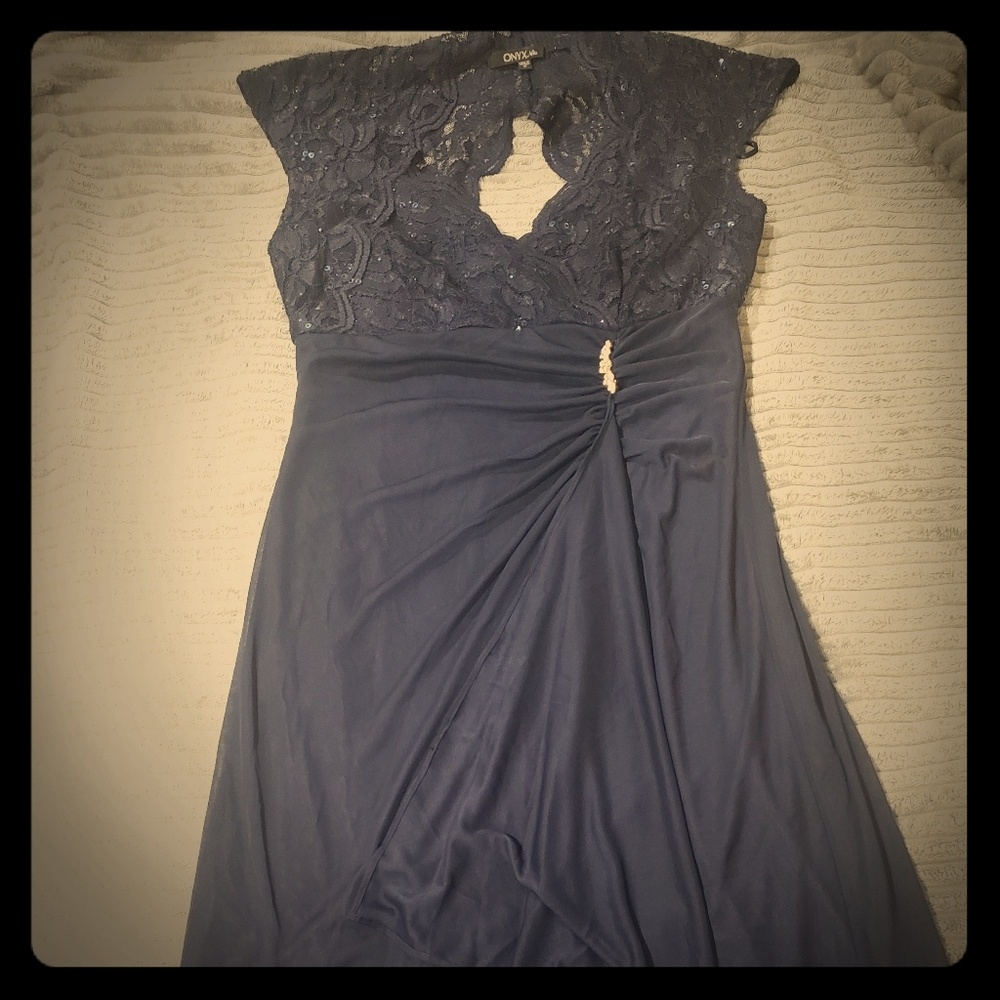 Blue Evening Dress